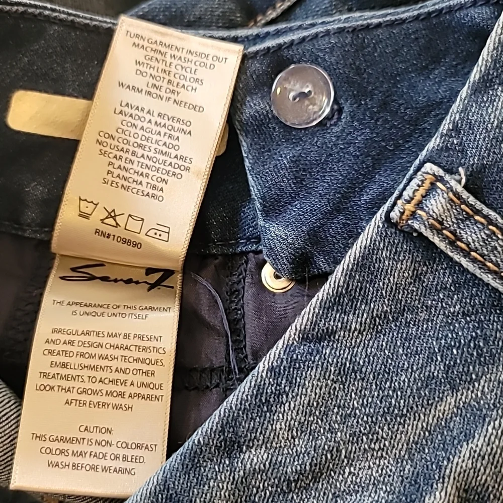Seven 7 skinny tummyless ๐ jeans - Picture 6 of 10